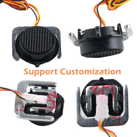 4 Pack 50Kg Load Cell Weighing Sensors With Mounting Bracket And HX711 Amplifier Module For DIY Home Scale, four-angle view