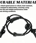 Left Rear ABS Wheel Speed Sensor For Heyue Models Direct Fit Sensing Cable Left Rear Brake Sensor Replacement Anti Lock Braking System High Quality Automotive Sensor 3630050U2010 black cable with connector