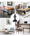Collage showing Heavy Duty Rock Solid Furniture Leveling Feet Set Adjustable Legs For Cabinets Tables Chairs And Sofas