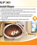 High Quality 24 Inches Long Gas Fireplace Thermocouple With M8x1 Nut And Head Tip coiled near fireplace