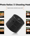 SC002 Wireless Electronic Eyepiece For 37mm To 56mm Scopes, WiFi Digiscoping Camera showing photo ratios and shooting modes