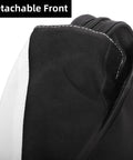 Close-up of detachable front on Two Pack Sublimation Blank Bags With Adjustable Straps DIY Crossbody Bags For Sublimation Sport