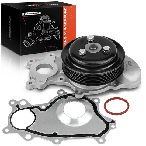 Engine Water Pump With Gasket And Pulley For Ford F-150 2011-2020 Mustang 2011-2017 Transit 150 250 350 350 HD MV-1
