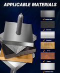 Applicable materials for 110 Piece Metric Tap And Die Set For Rethreading Threads Kit include carbon steel, cast iron, aluminum, brass, copper, stainless steel.