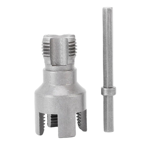 Heavy Duty Double Function Pipe Thread Cutting Tool Kit For Internal And External Threading With 40Cr Alloy Steel Dies and spindle
