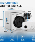 Pro Level Nema 10-50R Power Outlet Box 50 Amp 125-250V ETL Listed compact wall receptacle dimensions and features.