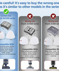 Comparison of filters for Navigator Lift Away vacuums, correct for NV350 series, wrong for ZU560 and ZU60 series