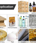 Various applications of High Speed Online Industrial Inkjet Batch Coder Machine for printing on wood, PVC pipes, food packaging.