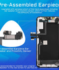 iPhone 11 Pro OLED Screen Replacement 5.8 Inch Full Assembly Digitizer Kit With Front Speaker Proximity Sensor 3D Touch