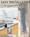 8 Pcs Top Hung Sliding Closet Door Roller Kit installation showing mounting screws and rail fitting with 7/8 inch wheels.