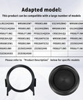 241688401 And 241688701 Refrigerator Dispenser Ice Chute Assembly And Door Seal Flap Replacement For Common Refrigerator Models Easy Install With Ice Chute Door Seal And Ice Maker Compatible Parts; black plastic parts