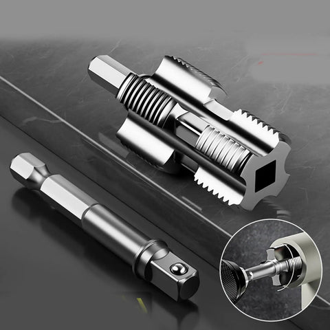 Essential Multitask Pipe Threader Kit For Pvc with tough alloy dies for precise threading, ergonomic design for easy use.