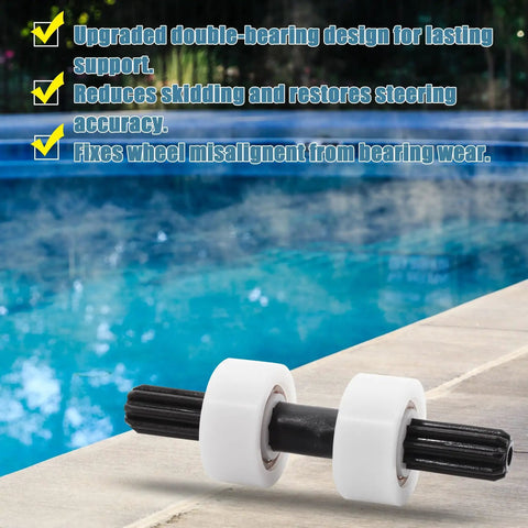 No Sweat Install Gear Shaft Bearing Drive Gear Assembly Replacement For PVXH019SA poolside with double-bearing design visible