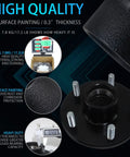 Image showcasing high-quality materials of 2 Pack Trailer Hub Kit 5 On 5 For 3500 Lb Axles, with surface painting and durability features.