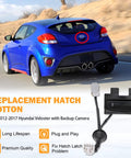 Hatch Release Button Trunk Latch Switch For 2012 2017 Hyundai Veloster 1.6L L4 Plug In Replacement For 81260 2V010 Back View