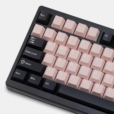 Compact Wireless Mechanical Keyboard With Tri Mode Connectivity And A Slick Dot Matrix Screen Plus Custom Volume Knob For Hella Smooth Typing Vibes And Epic Gaming Sessions Powered By Massive 10000Mah Battery, top view of keys.