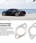 2 Inch Flange Connection Kit With Stainless Steel Flanges And Gasket Set Including Bolts Locknuts And Washers For Downpipe