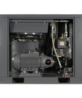 Front view of the Beefy 20HP Rotary Screw Air Compressor With 78 CFM And 116 PSI At 460V Three Phase Industrial Grade