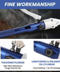 6T Portable Hydraulic Flange Spreader With Aluminum Alloy Pliers, Manual Flange Splitter showing thickened plunger and oil cylinder.