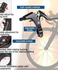 All In One Universal V Brake Set With Levers And Cables For Mountain Road And BMX Bikes Front And Rear Brakes With Inner And Outer Cables Hex Key Black featuring adjustable knobs and high-quality coatings
