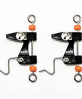 Outrigger Release Clips Set Of 2 With Adjustable Tension For Downriggers And Kite Fishing Stainless Steel Construction With High Visibility Beads