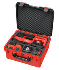 Waterproof Hard Case For M18 Cordless Tire Inflator 2848-20 with custom foam inserts protecting inflator and accessories