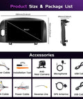 Android 15 Car Stereo With 4 Plus 64GB For Hyundai Sonata 2004 2005 2006 2007 2008 Wireless CarPlay Android Auto 9 Inch Touch Screen
