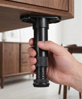 Hand adjusting Adjustable Cabinet And Table Legs With Locking Buckle No Tool Height Adjust Easy Setup Plastic Pillar Feet