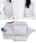 Electric Fencing Lame Jacket With Adjustable Collar And Durable Non Washable Metal Vest For Foil Competition Training Right Hand Size 44