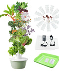 Dope Vertical Hydroponic Growing Tower Kit With Nine Layers And Thirty Six Plant Spots, accessories shown separately