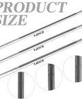 Bulk 12 Pack Chainsaw File Set With Three Sizes Five Thirty Second Inch Three Sixteenth Inch And Seven Thirty Second Inch Round Steel Files For Chainsaw Chain Sharpening And Maintenance Pro Grade Gear For Home DIY image showing product size details and close-up of file texture.