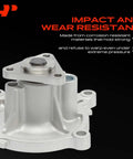 Engine Water Pump Replacement For 6.7L V8 Diesel Ford F250 F350 F450 Super Duty assembly showing corrosion-resistant aluminum housing.