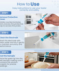 Guide for using No Fuss PH Meter With Spear Probe For Sourdough Fermentation Hot Sauce Canning Cheese Salami Kimchi And Kombucha