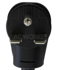 Solid Heavy Duty Ev Charging Adapter Designed For Tesla Level Two Hookups With Nema 6 30P Pigtail Plug and Smart Thermal Shutoff close-up view