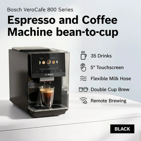 Fully Automatic Coffee And Espresso Machine For Home Use With 35 Drink Menu Double Cup Barista Style Pro Level Touchscreen Display