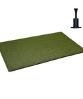 High Density 3x5 Ft Golf Practice Mat With Real Tee Compatibility Indoor Outdoor Turf Hitting Surface Heavy Duty Rubber Backing