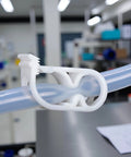 Adjustable Tubing Clamps 10 Pack For Quarter To Half Inch Tubing With Easy Flow Control In Beverages And Lab Gear White Plastic