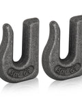 Weld-On Grab Chain Hook 5 Sixteenth Inch Heavy Duty Beefed Up Tow Hook G70 Forged Steel For Cars Trucks SUVs RVs UTVs And Tractors 2 Pack