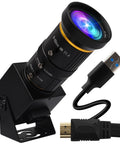 Legit Crisp 4K USB Camera with adjustable zoom lens, USB connector, and focus controls, designed for streamers and presenters.