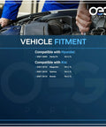 Mechanic installing New 12V 130A Alternator For Hyundai Santa Fe 2.7L 2007 2008 2009 And Kia Optima Rondo 2007 2010