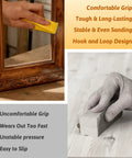 180 Pcs Mini Sanding Kit With Nine Grits From 80 To 1000 Sandpaper And Finger Sanding Blocks for Small Areas and Corners
