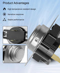 Dryer Cycle Thermostat Replacement For Most Washer Dryer Combos With Precise 153F To 138F Temperature Control Safe Overheat Protection