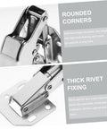 Concealed cabinet hinges showing durable hydraulic design and thick rivet fixing for wardrobe cabinets and furniture use.