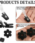 All Season Garden Flag Stoppers And Clips Kit showing durable plastic clips and rubber stoppers for secure outdoor use
