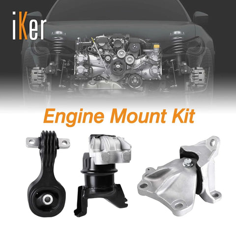 Honda Civic 1.8L Beefed Up Engine Mount Set For 2012 2013 2014 2015 Front Motor Mount Rear Torque Strut Mount And Transmission Mounts Replacement Kit
