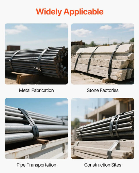 Heavy Duty Steel Strapping Coil 3 4 Inch By 02 Inch By 1640 Ft for metal fabrication and stone factory use.