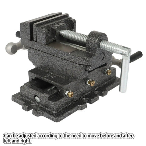 3 Inch Cross Slide Drill Press Vise 2 Way XY Heavy Duty Clamp Machine For Precise Milling and Machining Projects