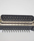 DB25 Male Right Angle PCB Mount D-Sub Connector 25-Pin Through-Board 90 Degree Set Of Four 4-Pack Top-Notch Go-To PCB Header.