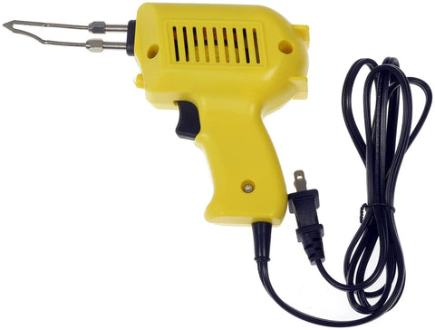 Yellow Pro Grade Soldering Gun Kit 100W With Versatile Styles For Automotive And Home Projects Includes Soldering Gun.