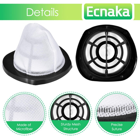 Replacement Featherweight Filters For 3-In-1 Lightweight Stick Vacuum 2030 Series Compatible With 20301 20303 20304 shown details